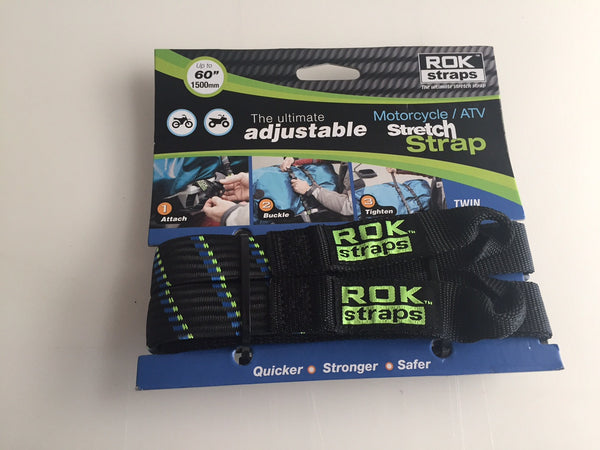 ROK STRAP Luggage Tie Down straps (Adjustable Looped Ends 1500mm