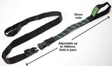 * ROK STRAP Luggage Tie Down straps (Adjustable Looped Ends 1500mm)
